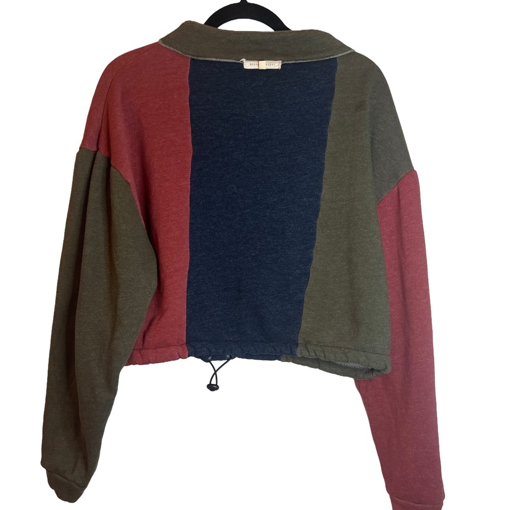 Gilded Intent Multicolor Patchwork Pullover - image 3